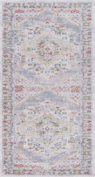 Livabliss Ankara-Vintage Taupe Grey Cream Traditional Boho Living Dining Bedroom Rug 80 X 150 Cm Easy Care, Non Shedding - thumbnail 1