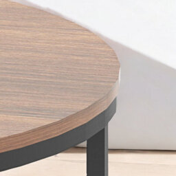 Rafaelo Mobilia Set Of Round Nesting Tables Industrial - thumbnail 3