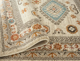 Underfoot Large Cream Living Room Rug Indoor Rug Boho Soft Traditional 20mm Thick Runner Rugs - thumbnail 4