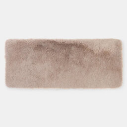 Ohs Soft Fluffy Runner Rug Anti-Slip Floor Mat, Natural - 60 X 150Cm - thumbnail 5