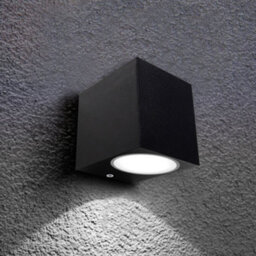 Long Life Lamps Company Black Finish Stainless Steel Mini Cube Single Outdoor Wall Light Zlc064B - thumbnail 7