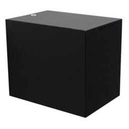 Long Life Lamps Company Black Finish Stainless Steel Mini Cube Single Outdoor Wall Light Zlc064B - thumbnail 5