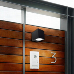 Long Life Lamps Company Black Finish Stainless Steel Mini Cube Single Outdoor Wall Light Zlc064B - thumbnail 9