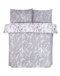 Smart Living Luxury Marble Monochrome Reversible Duvet Cover With Pillowcases - thumbnail 4