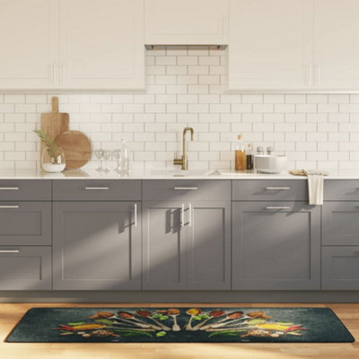 Walplus Kitchen Rug Multicolour 60X180 Cm Washable Anti Slip - image 1