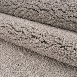 Loomed Machine Washable Shaggy Rug Silver Grey Fluffy Mats 120Cm X 170Cm - thumbnail 5