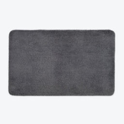 Allure Bath Fashions Luxury Microfibre Bath Mat Non-Slip - Charcoal Grey