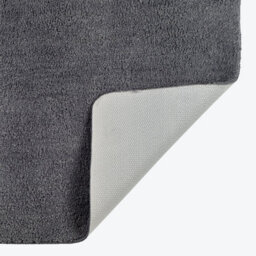 Allure Bath Fashions Luxury Microfibre Bath Mat Non-Slip - Charcoal Grey - thumbnail 3