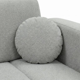 Viva Comfy Ii Light Grey 2 Seater Sofa Bed With Storage Foam Mattress And Metal Legs 132X103X85Cm - thumbnail 5