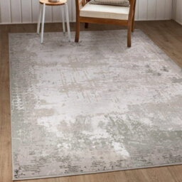 The Rug Edit Ritz Luxe Shimmer Green Living Room Rug - 120X160Cm - thumbnail 3