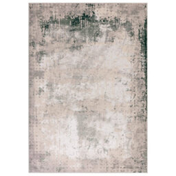 The Rug Edit Ritz Luxe Shimmer Green Living Room Rug - 120X160Cm - thumbnail 2