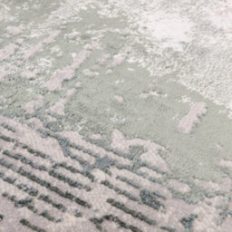 The Rug Edit Ritz Luxe Shimmer Green Living Room Rug - 120X160Cm - thumbnail 7