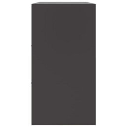 Berkfield Sideboard Black 99X39X73 Cm Steel - thumbnail 8