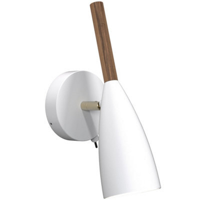 Nordlux Dftp Pure Indoor Wall Light White Metal Sensor Gu10 White Inner - Plug In Or Mains Powered , Ip20 - image 1