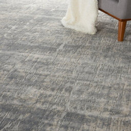 Ivory Silver Abstract Luxurious Modern Easy To Clean Rug For Living Room Bedroom And Dining Room-240Cm X 320Cm - thumbnail 4