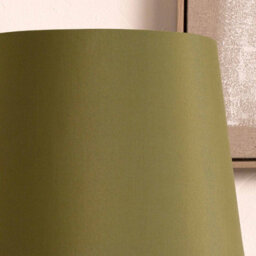 Pacific Lifestyle 40Cm Sage Green Tapered Poly Cotton Lampshade For Table Lamps And Floor Lamps - thumbnail 2