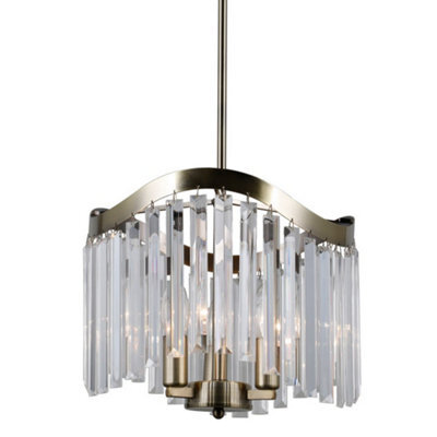 Luminosa Lighting Luminosa Stylized Hanging Pendant Antique Bronze 3 Light , E14 - image 1