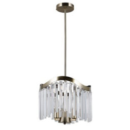 Luminosa Lighting Luminosa Stylized Hanging Pendant Antique Bronze 3 Light , E14 - thumbnail 2