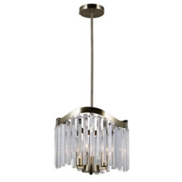 Luminosa Lighting Luminosa Stylized Hanging Pendant Antique Bronze 3 Light , E14 - thumbnail 3