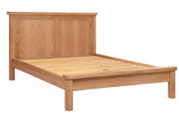 Buttercup Farm Bologna 4 Ft 6In Panel Bed - D154 X W209 X H105 Cm - Oak