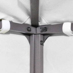 Walplus 2-Tier Gazebo Top Cover 310 Gm 3X3 M White - thumbnail 5