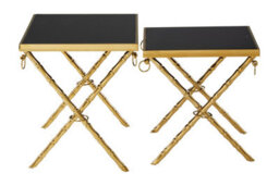Orsina Contemporary Design Set Of 2 Nesting Tables, Versatile Side Tables, Elegant And Functional Square Tables - thumbnail 4