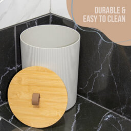 Anika Bathroom Accessory Set In Stone - thumbnail 4