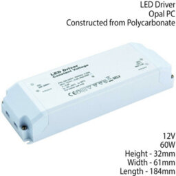 12V Dc 60W Constant Led Driver / Transformer Low Voltage Light Power Converter - thumbnail 2