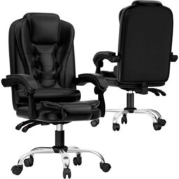 Executive Office Chair Leather Computer Recliner Gaming Chair - thumbnail 1