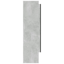 Berkfield Bathroom Mirror Cabinet 80X15X60 Cm Mdf Concrete Grey - thumbnail 6