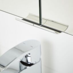 GoodHome Imandra Tall Matt Mirror Effect Double Bathroom Cabinet Mirrored (H)900mm (W)600mm - thumbnail 7