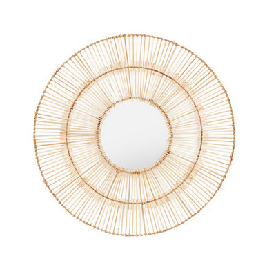 Orsina Batu Natural Rattan Wall Mirror. - image 1