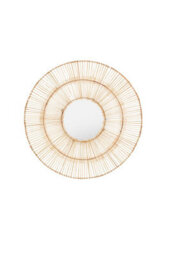 Orsina Batu Natural Rattan Wall Mirror. - thumbnail 3