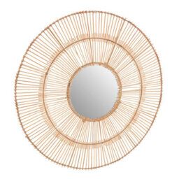 Orsina Batu Natural Rattan Wall Mirror. - thumbnail 2