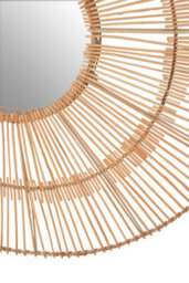 Orsina Batu Natural Rattan Wall Mirror. - thumbnail 5