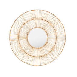 Orsina Batu Natural Rattan Wall Mirror. - thumbnail 6