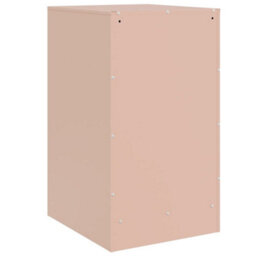 Berkfield Bedside Cabinets 2 Pcs Pink 34.5X39X62 Cm Steel - thumbnail 9