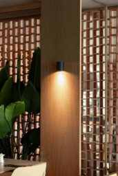 Luminosa Lighting Luminosa Sole Round Flush Wall Lamp Black 1X Gu10 - thumbnail 2
