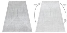 RugsX Carpet Balance 8788 Grey - Geometric, Structural, Glamour  80X150 Cm - thumbnail 2