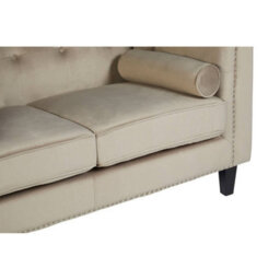 Orsina Felisa 2 Seat Mink Velvet Sofa - thumbnail 9