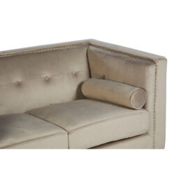 Orsina Felisa 2 Seat Mink Velvet Sofa - thumbnail 8