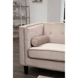 Orsina Felisa 2 Seat Mink Velvet Sofa - thumbnail 6