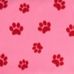 Ohs Paw Pet Dog Blanket Throw Soft Puppy Animal Mat, Pink/red - 120 X 150Cm - thumbnail 5
