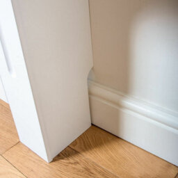 Home Treats Wooden Radiator Cover White Criss Cross Design Large 82 Cm X 152 Cm - thumbnail 8