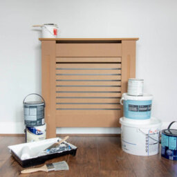Jack Stonehouse Unpainted Wooden Mdf Radiator Cover - Horizontal Slat - Small W:78Cm - thumbnail 1