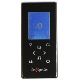Insignia Black Steam Shower Cabin Enclosure Cubicle 1100X700 Offset Rh Quadrant - thumbnail 3