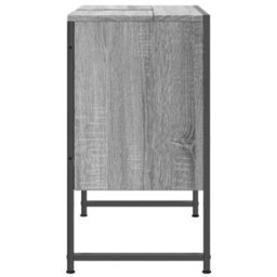 Berkfield Bathroom Sink Cabinet Grey Sonoma 60X33X60 Cm Engineered Wood - thumbnail 7