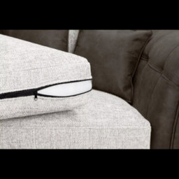 Snug Furniture Bella 2 Seater Black/grey Scatter-Back - thumbnail 3