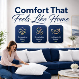 CHILIMILII Hollowfiber Cushion Pads Insert Filler Inner Scatters Deep Filled Plump Cushion - thumbnail 7