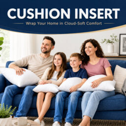 CHILIMILII Hollowfiber Cushion Pads Insert Filler Inner Scatters Deep Filled Plump Cushion - thumbnail 2